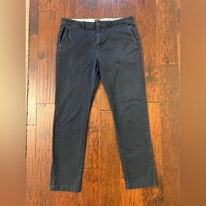 J. Crew 770 Straight Stretch Chino Pant - Black - 36x34